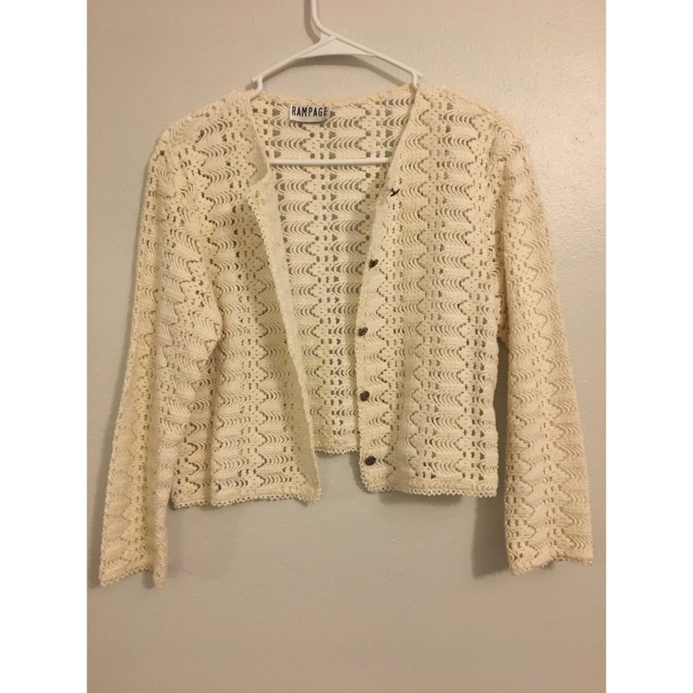 Zigzagging Lace cardigan